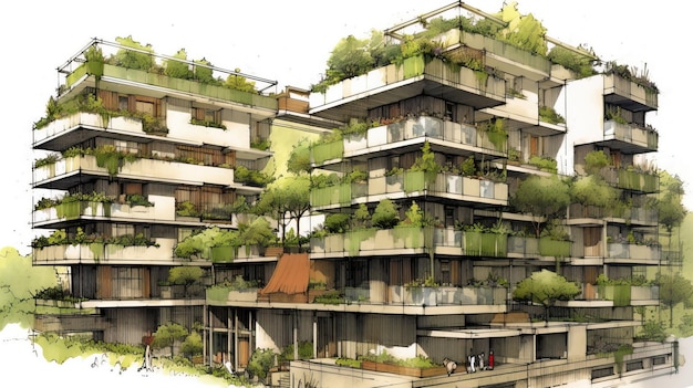 Planeamento urbano de espaços verdes e sustentabilidade ambiental com eficiência energética e redução