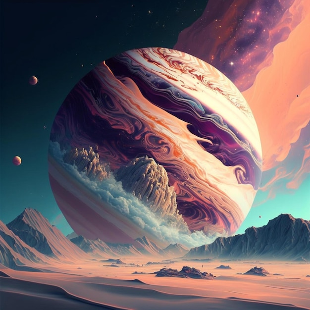 Planet der digitalen Kunst