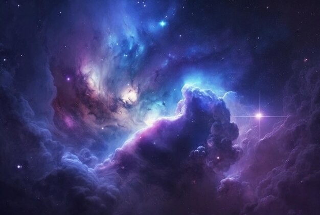 Planet Galaxy Wallpaper SciFi La belleza del espacio en el cosmos Cosmología física generativa ai