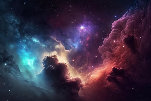 Planet Galaxy Wallpaper SciFi La belleza del espacio en el cosmos Cosmología física generativa ai