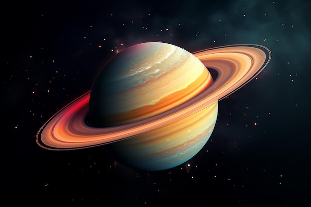 Planet Saturn Generative KI