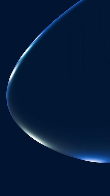 un planeta azul oscuro con un cielo azul oscuro en el fondo