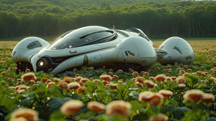 Foto planeta futurista