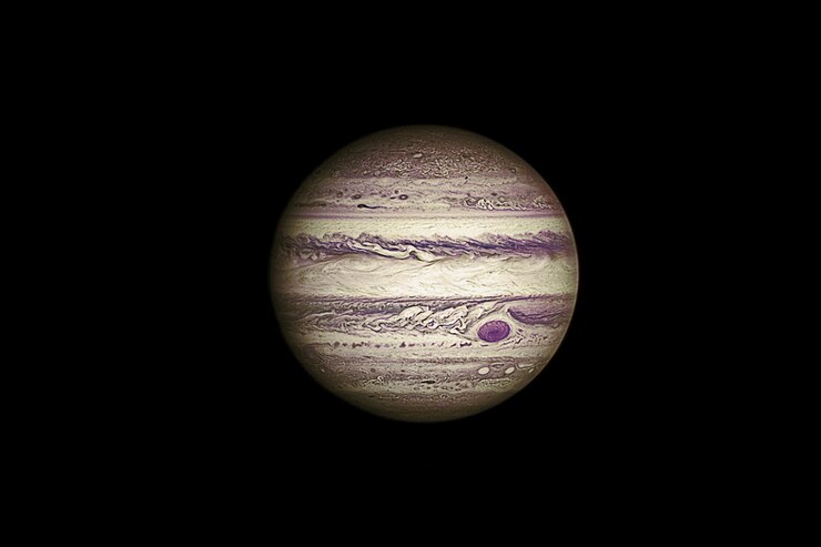 Foto planeta júpiter, estrela de nêutrons do pulsar do supernova core. os elementos desta imagem são fornecidos pela nasa.