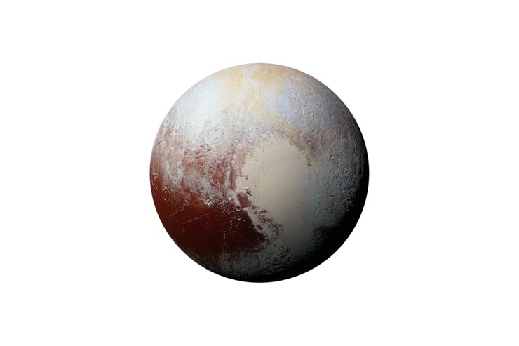Foto planeta plutão no espaço elementos desta imagem fornecidos pela nasa