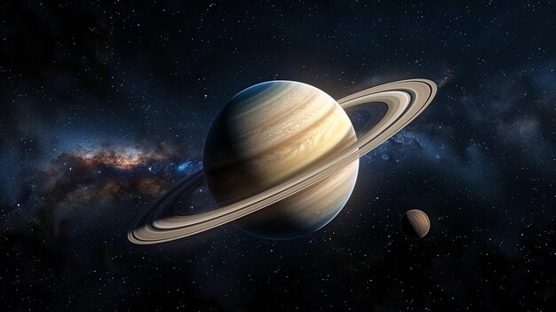 Foto el planeta saturno