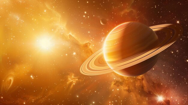 Foto el planeta saturno