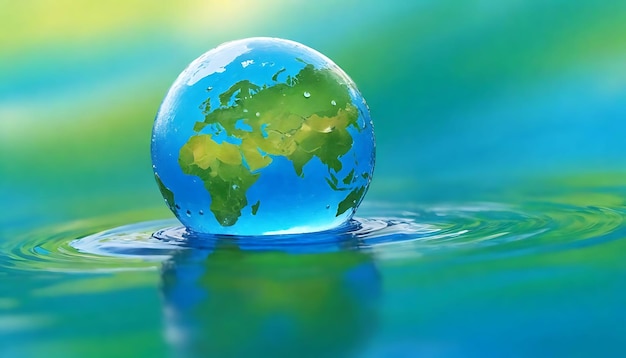 el planeta verde tierra
