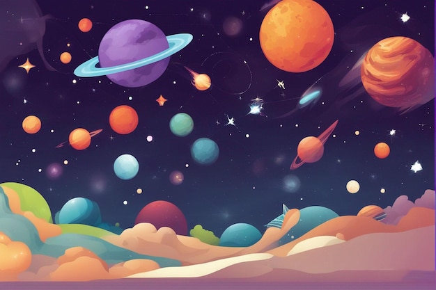 los planetas del sistema solar Cute Aesthetic Wallpapers Imágenes