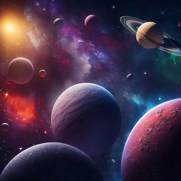 Planetas en el universo fondos de pantalla hd