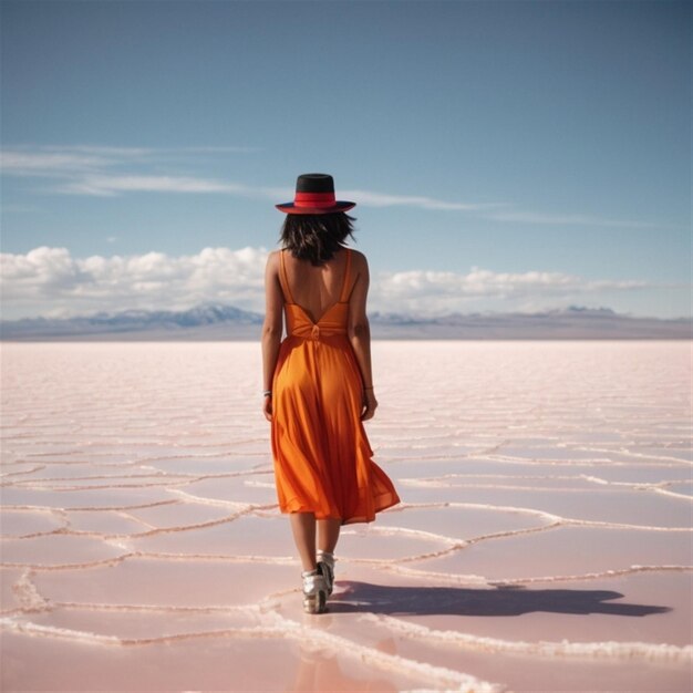 Foto planície de sal de salar uyuni