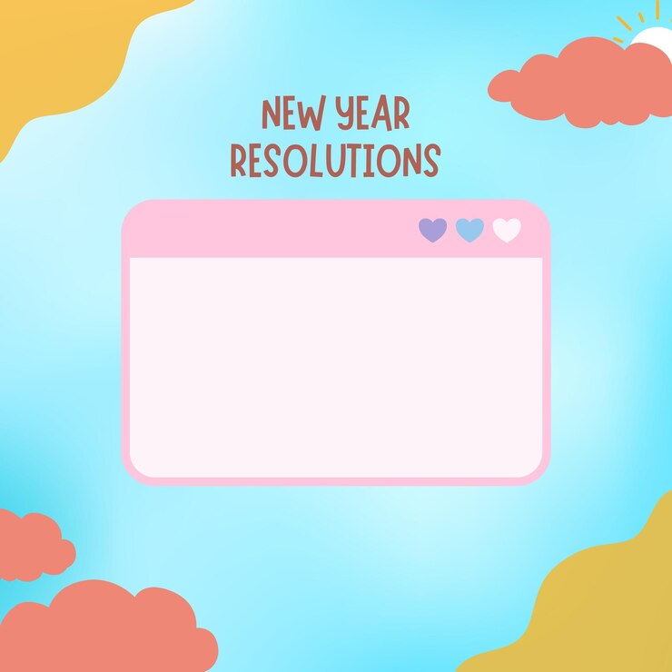 Planificador de resoluciones de año nuevo