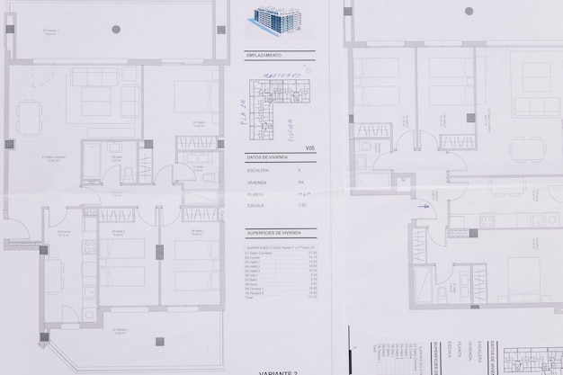 Plano de construção