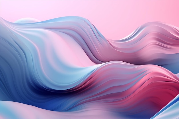 Plano de fundo brilhante forma geométrica elemento de linha fluxo pano de fundo gradiente de néon futurista Generative AI