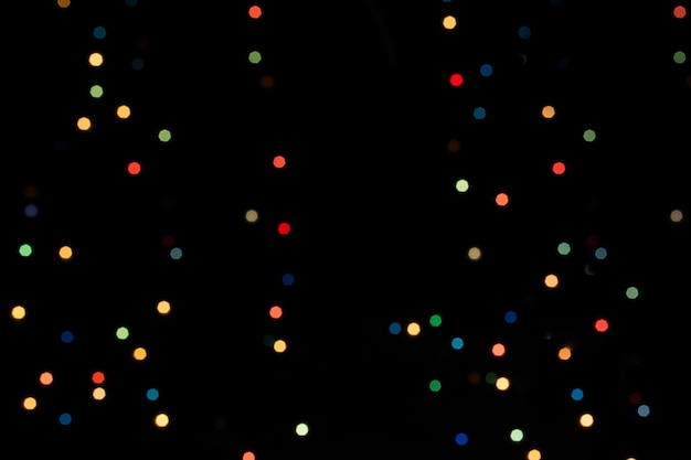 Plano de fundo com luzes bokeh multicoloridas