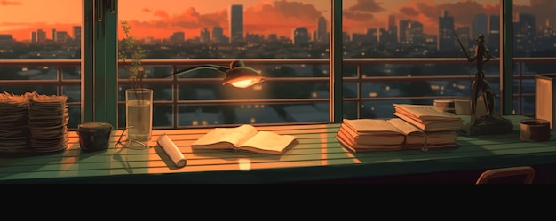 Plano de fundo de Makoto Shinkai