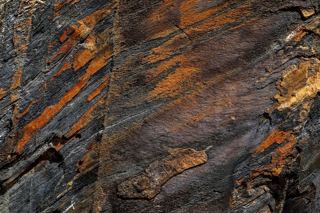 Plano de fundo de uma textura de pedra e metal. A combinação perfeita de força e elegância.