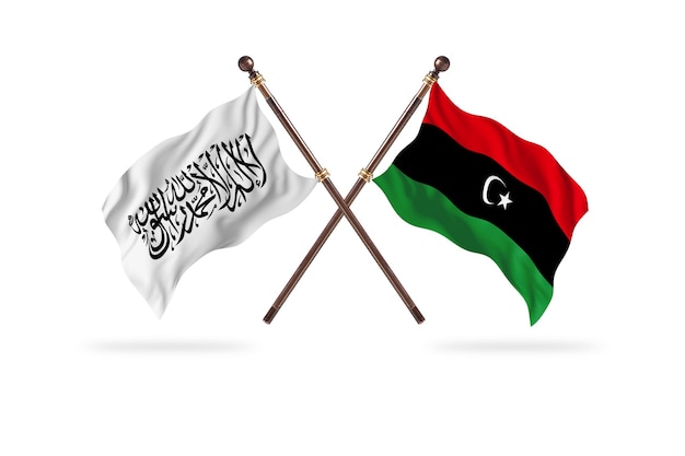 Plano de fundo do Emirado Islâmico do Afeganistão versus Líbia