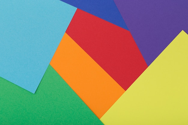 Foto plano de fundo multicolorido de um papelão de cores diferentes