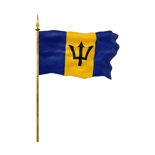 Plano de fundo para designers Bandeira nacional do Dia Nacional de Barbados