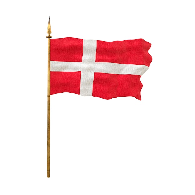 Plano de fundo para designers Dia Nacional Bandeira nacional da Dinamarca