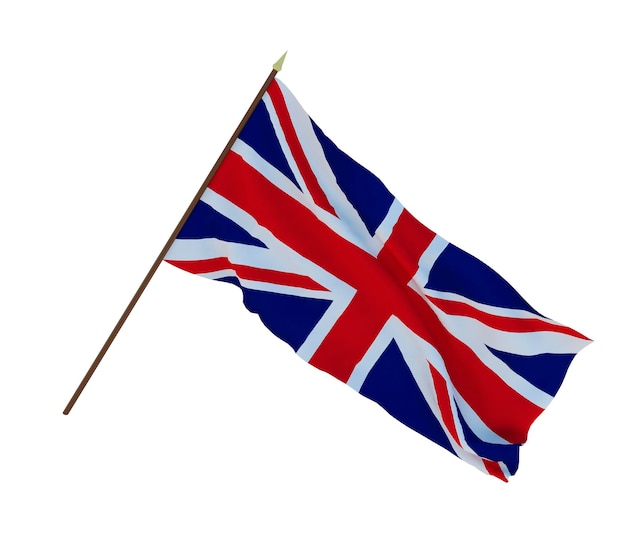 Plano de fundo para designers ilustradores Bandeiras do Dia da Independência Nacional da Grã-Bretanha