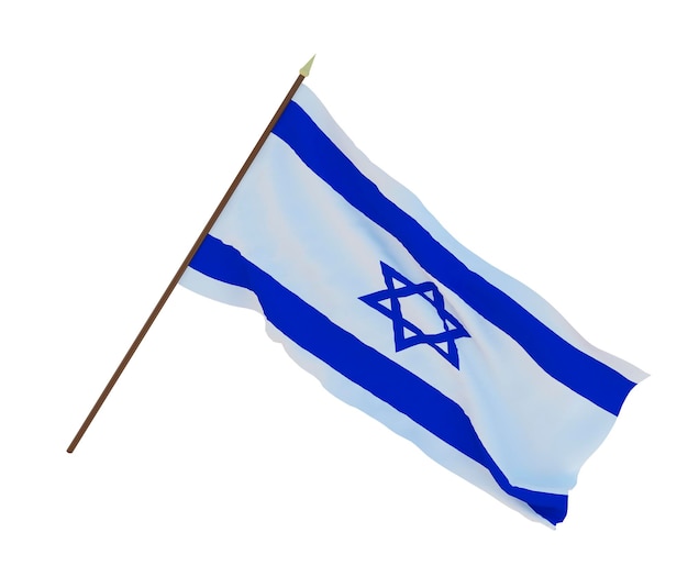 Plano de fundo para designers ilustradores Bandeiras do Dia da Independência Nacional de Israel