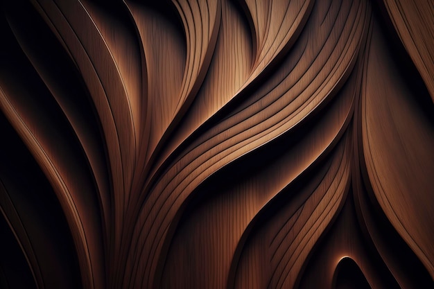 Plano de fundo texturizado de madeira Textura de madeira AIGenerated