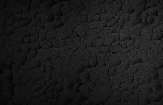 Plano de fundo texturizado preto com textura rachada