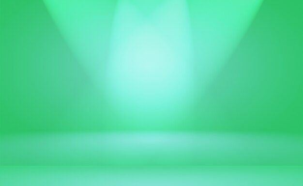 Plano de luxo verde gradiente abstrato estúdio fundo vazio sala com espaço para seu texto e imagem
