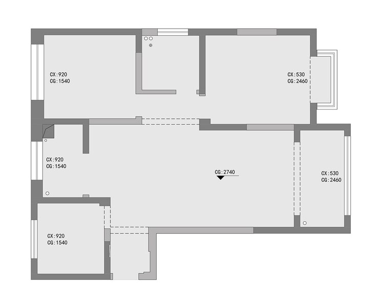 Foto plano de pisos del apartamento