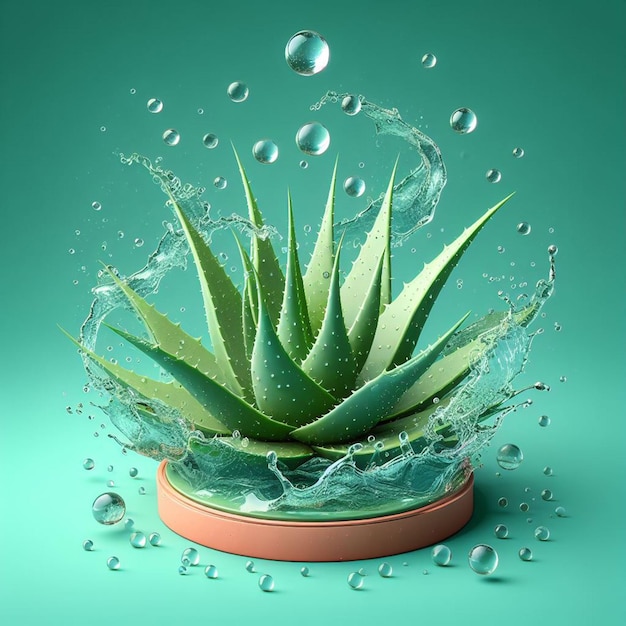 La planta de aloe vera