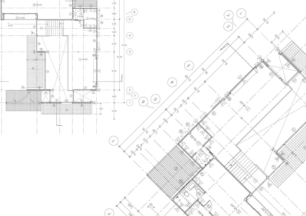 Planta baixa projetada com base no desenho