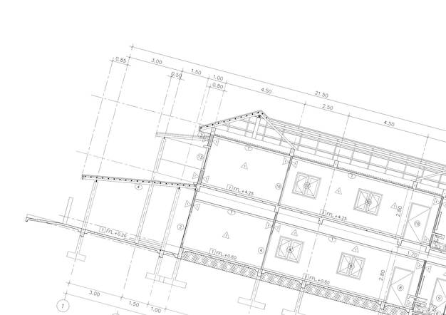 Planta baixa projetada com base no desenho