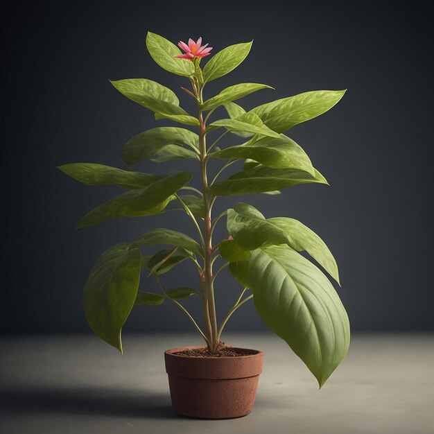 Foto la planta en la bañera