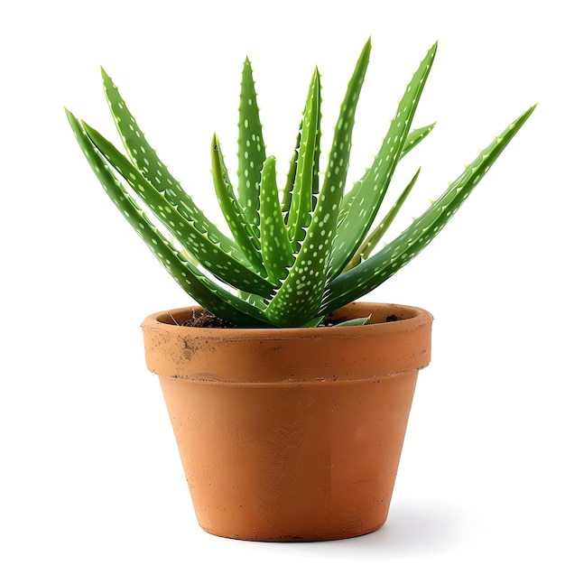 Planta de Aloe Vera com potência artificial gerada