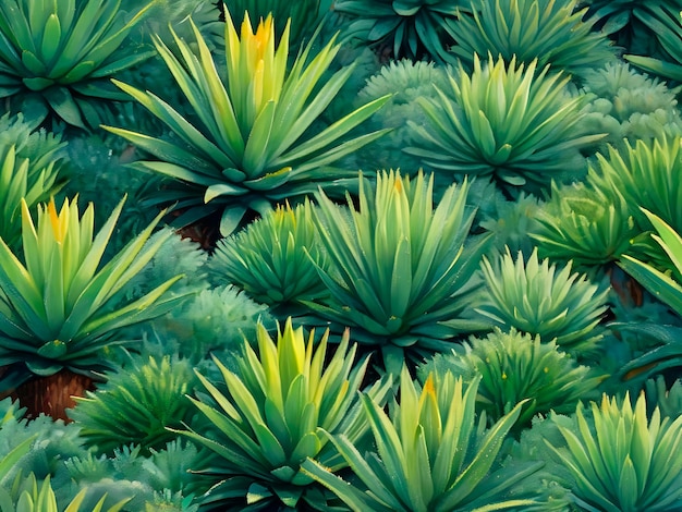 Planta de aloe vera