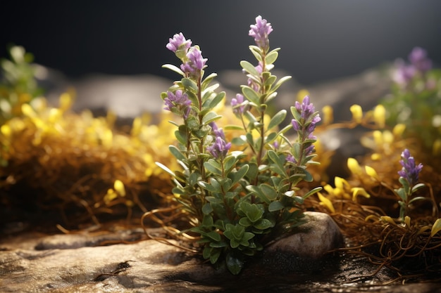 Planta de tomilho dourado Arqueiros dourados