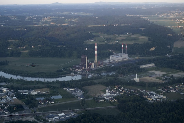 Planta eléctrica en austria antena