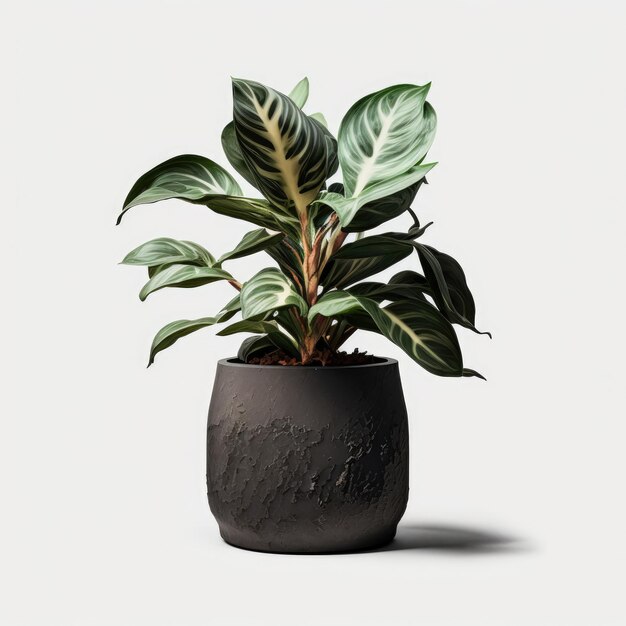 Planta em casa Ilustração de vaso IA generativa