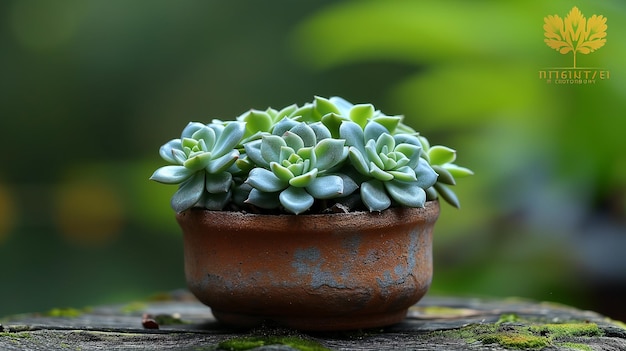 Planta em vaso pequeno para decoração de interiores