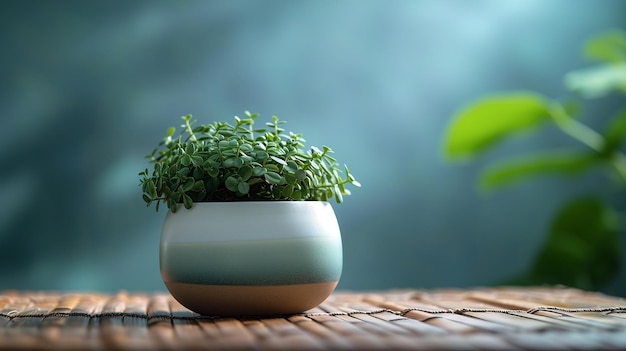 Planta em vaso pequeno para decoração de interiores