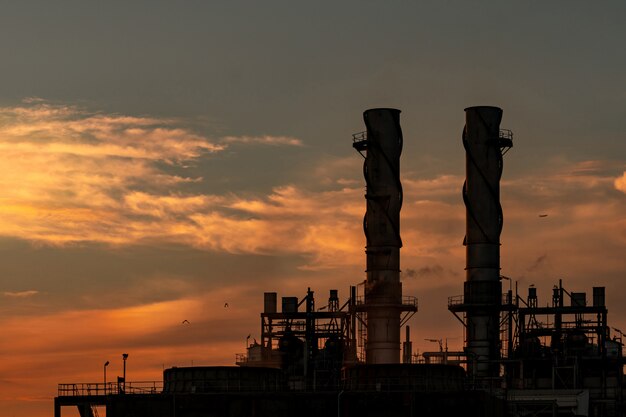 Planta de energía eléctrica de turbina de gas