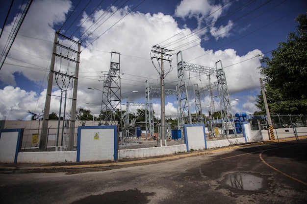 Foto planta de energía en república dominicana en bayahibe