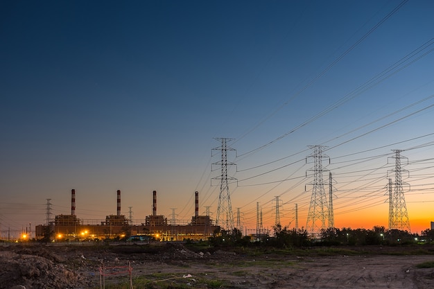 Foto planta de energía