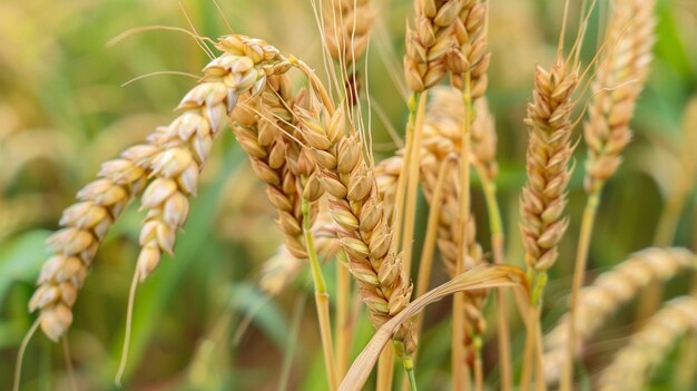 Foto planta de grano marrón