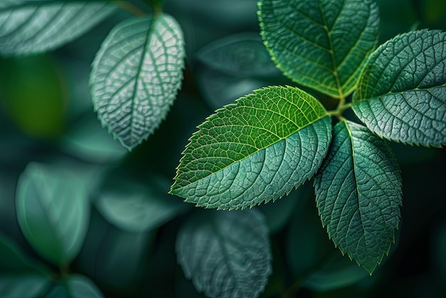 Planta de hoja verde Día del concepto de la Tierra