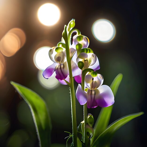 Foto planta lathyrus oleraceus generada por la ia