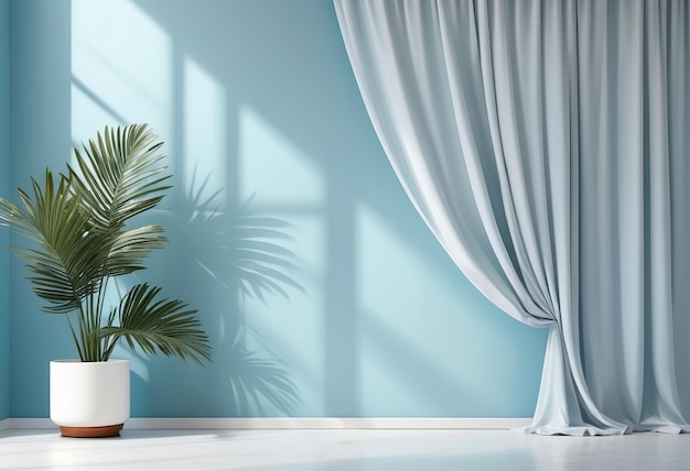 una planta en una olla se sienta frente a una ventana con una planta en ella