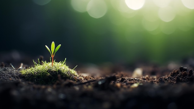 una planta pequeña